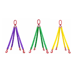 Zawiesia wężowe 4-cięgnowe zakończone hakami